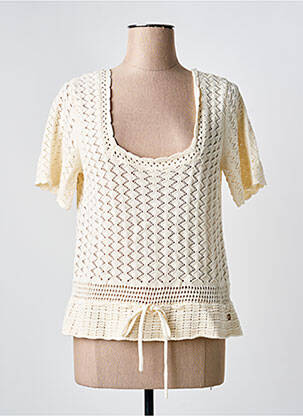 T-shirt beige LA PETITE ETOILE femme