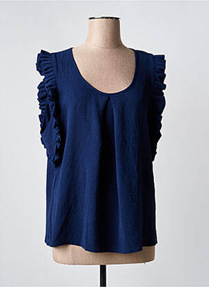 Top manches courtes manches courtes bleu MOLLY BRACKEN femme