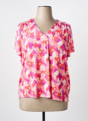 T-shirt rose JULIE GUERLANDE femme
