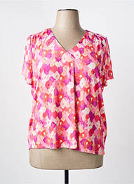 T-shirt rose JULIE GUERLANDE femme
