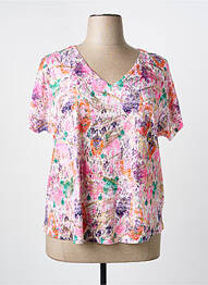 T-shirt rose JULIE GUERLANDE femme