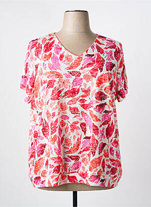 T-shirt rose JULIE GUERLANDE femme
