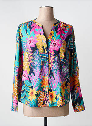 Chemisier bleu JULIE GUERLANDE femme