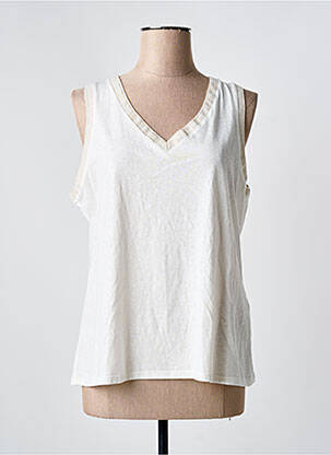 Débardeur blanc LA FEE MARABOUTEE femme