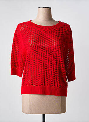 Pull rouge LA PETITE ETOILE femme