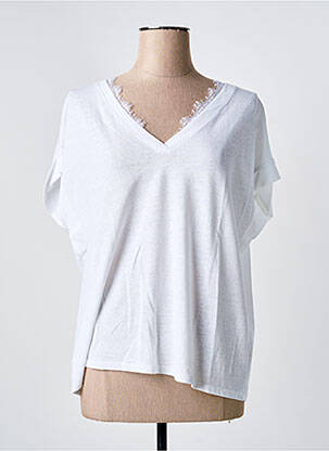 T-shirt blanc JULIE GUERLANDE femme