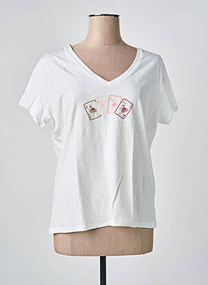 T-shirt blanc ONE STEP femme