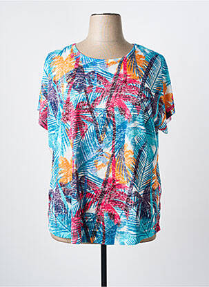 T-shirt bleu JULIE GUERLANDE femme