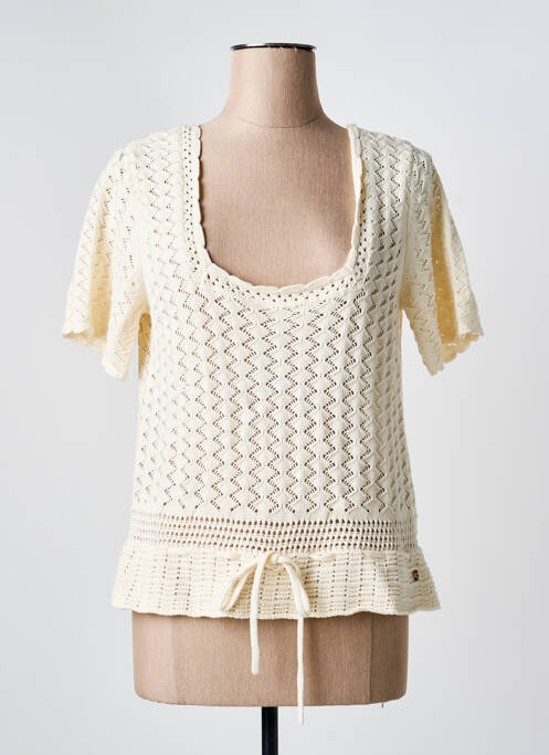 T-shirt beige LA PETITE ETOILE femme