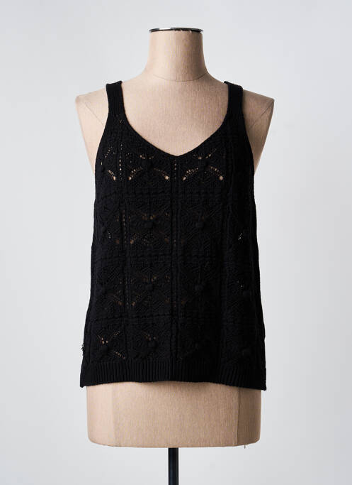 Débardeur noir LA FEE MARABOUTEE femme