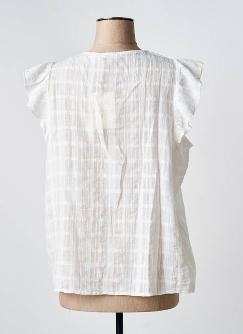 Top blanc LA FEE MARABOUTEE femme