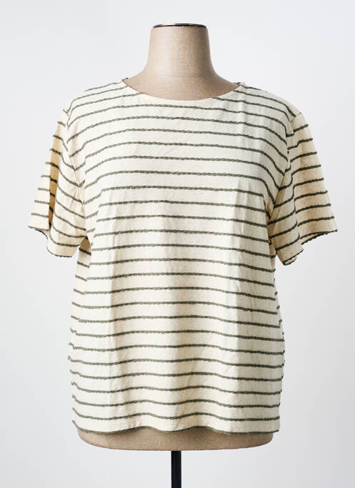 T-shirt beige JULIE GUERLANDE femme