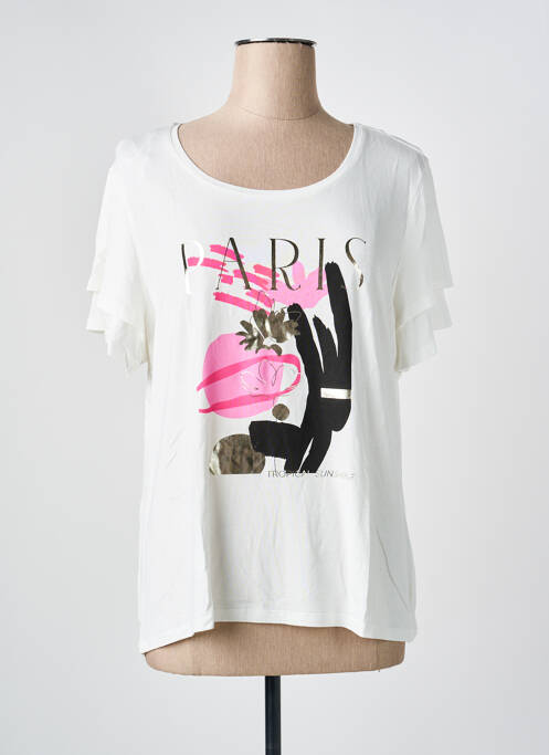 T-shirt blanc JULIE GUERLANDE femme