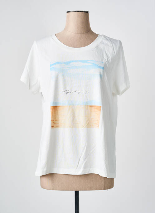 T-shirt blanc LA FEE MARABOUTEE femme