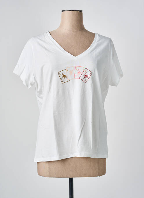 T-shirt blanc ONE STEP femme