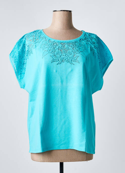 T-shirt bleu JULIE GUERLANDE femme