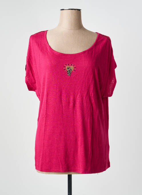 T-shirt rose DIPLODOCUS femme