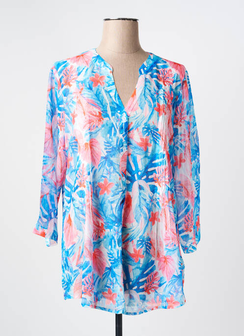 Tunique manches longues bleu JULIE GUERLANDE femme