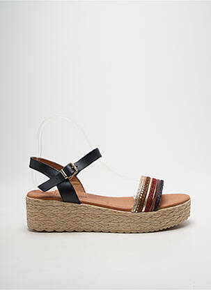 Sandales/nu pieds talon de 4 à 6cm noir EVA FRUTOS femme