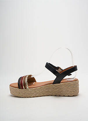 Sandales/nu pieds talon de 4 à 6cm noir EVA FRUTOS femme
