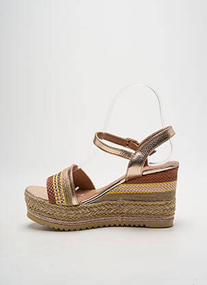 Sandales/nu pieds talon de 7 à 9cm or LA BOTTINE SOURIANTE femme