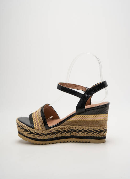 Sandales/nu pieds talon de 7 à 9cm noir LA BOTTINE SOURIANTE femme