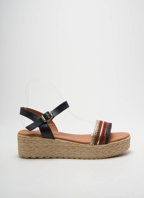 Sandales/Nu pieds noir EVA FRUTOS femme