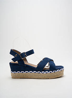 Sandales/nu pieds talon de 4 à 6cm bleu REFRESH femme