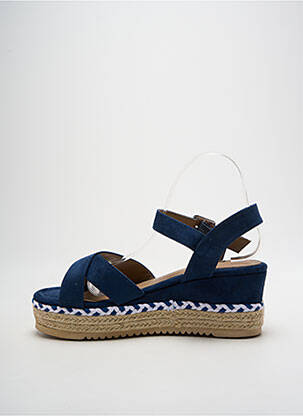 Sandales/nu pieds talon de 4 à 6cm bleu REFRESH femme