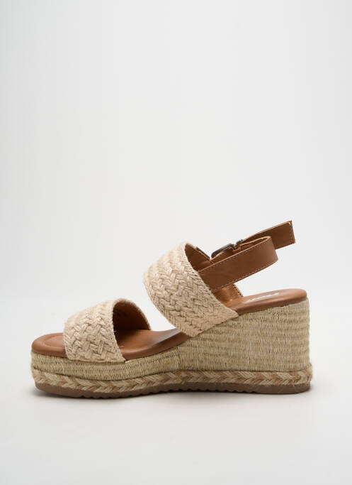 Sandales/Nu pieds beige REFRESH femme