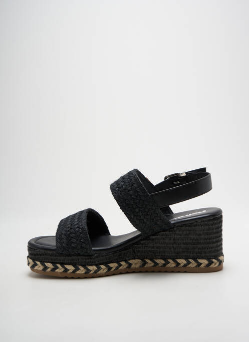 Sandales/Nu pieds noir REFRESH femme