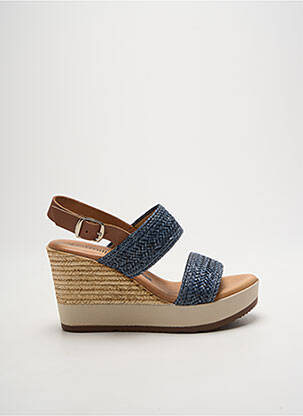 Sandales/nu pieds talon de 7 à 9cm bleu MILLENNIALS femme