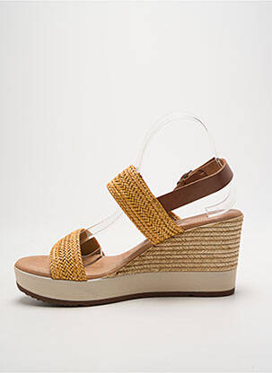 Sandales/nu pieds talon de 7 à 9cm marron MILLENNIALS femme