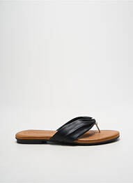 Tongs talon plat jusqu'à 3cm noir MILLENNIALS femme
