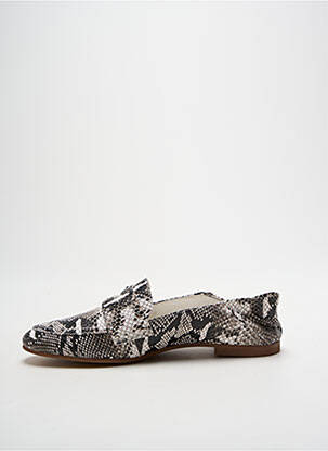 Mocassins bout rond talon plat jusqu'à 3cm noir ONE STEP femme