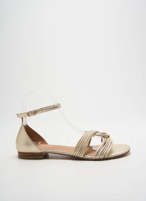 Sandales/nu pieds talon plat jusqu'à 3cm or ONE STEP femme
