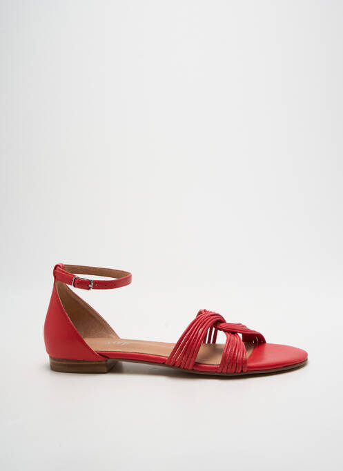 Sandales/nu pieds talon plat jusqu'à 3cm rouge ONE STEP femme