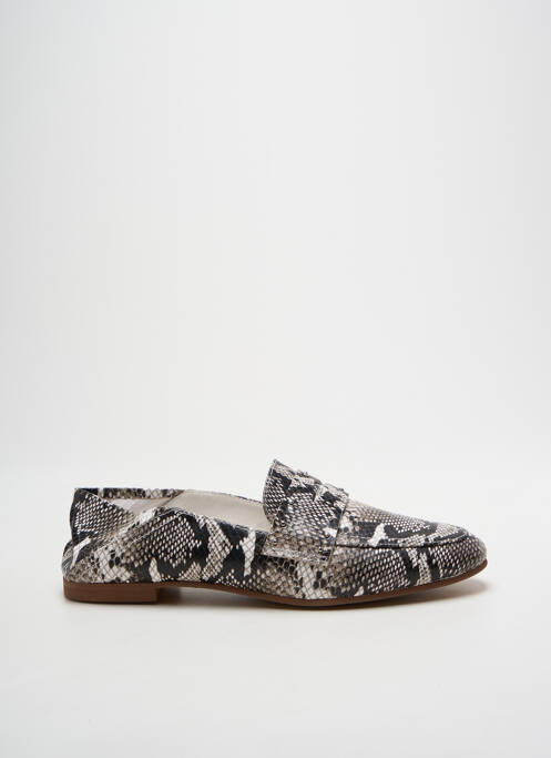 Mocassins bout rond talon plat jusqu'à 3cm noir ONE STEP femme
