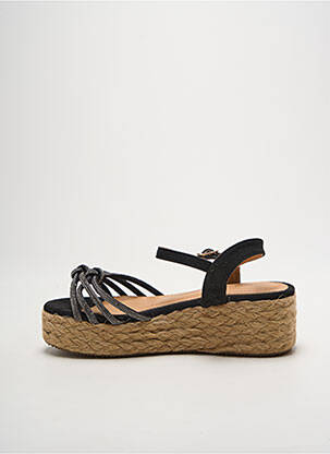 Sandales/nu pieds talon de 4 à 6cm noir IDEAL SHOES femme