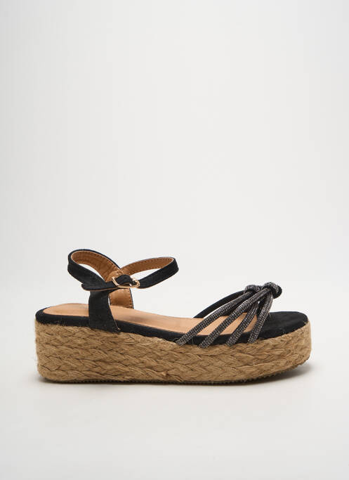 Sandales/Nu pieds noir IDEAL SHOES femme