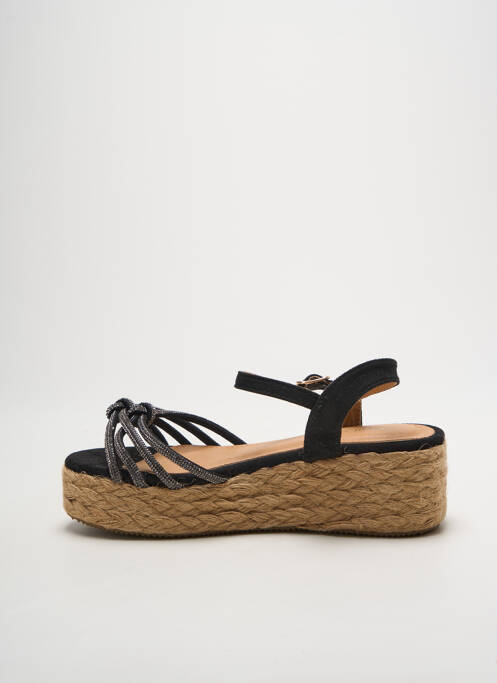 Sandales/Nu pieds noir IDEAL SHOES femme