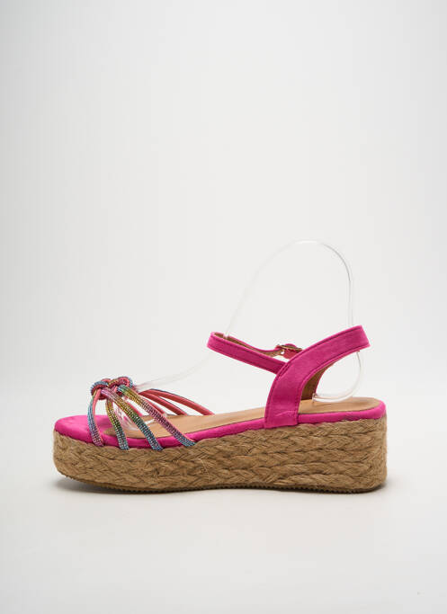 Sandales/Nu pieds rose IDEAL SHOES femme