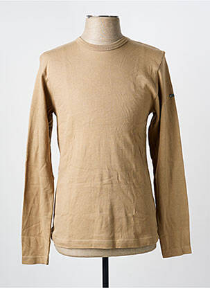T-shirt coupe cintrée manches longues beige BLEND OF AMERICA homme