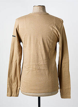 T-shirt coupe cintrée manches longues beige BLEND OF AMERICA homme