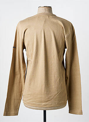 T-shirt coupe cintrée manches longues beige BLEND OF AMERICA homme