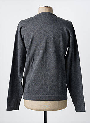 Pull col v manches longues gris BLEND OF AMERICA homme