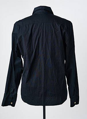 Chemise manches longues coupe droite noir ENERGIE homme