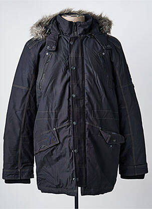 Parka manches longues a capuche noir ESPRIT homme