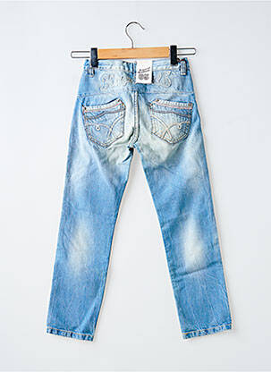 Jeans coupe slim poches taille ajustable bleu KAPORAL garçon