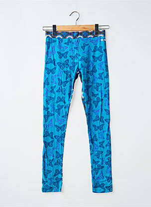 Legging stretch taille élastique bleu DESIGUAL fille